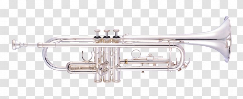 Cornet Saxhorn Trumpet Brass Instruments Types Of Trombone - Cartoon Transparent PNG