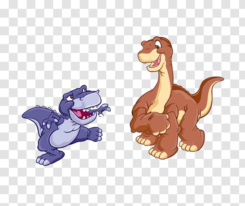 Chomper Ducky Dinosaur The Land Before Time YouTube - Cartoon Transparent PNG