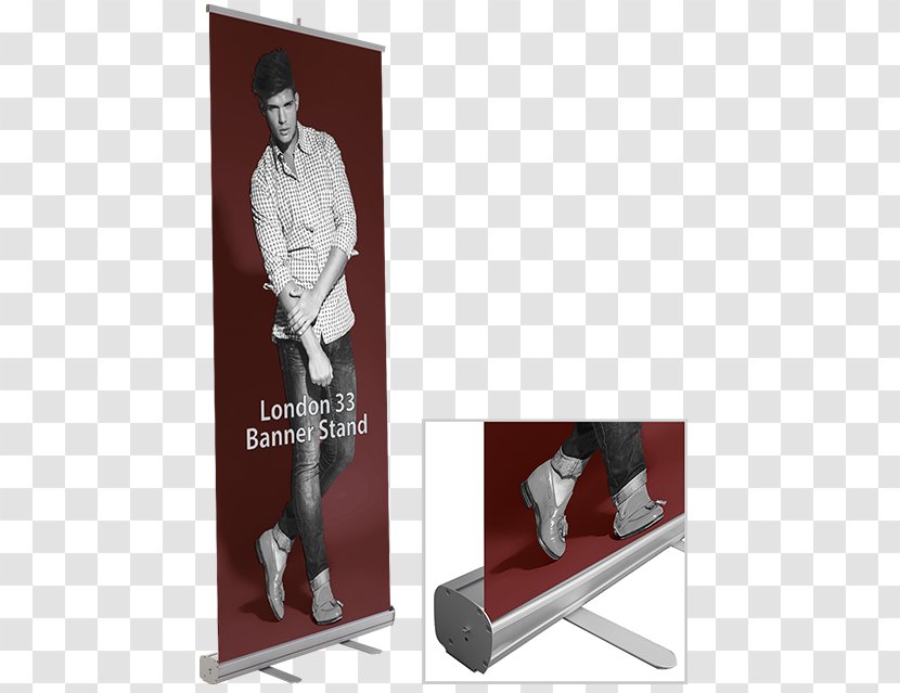 Vinyl Banners Signage Retail 40 VISUALS - Standing - Poster Stand Transparent PNG