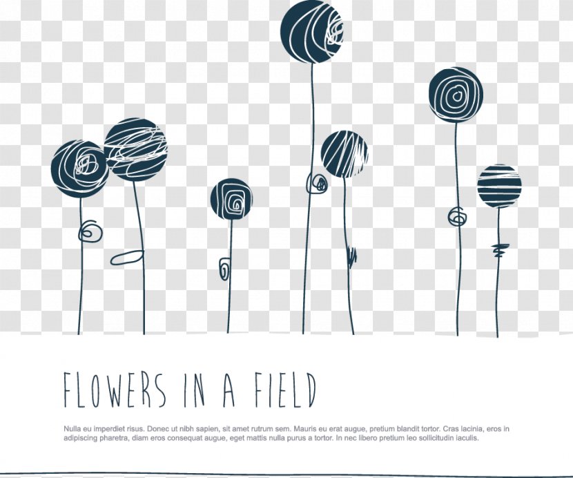 Euclidean Vector Field Illustration - Microphone - Fields Of Flowers Transparent PNG