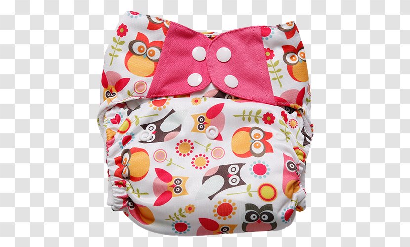Cloth Diaper Bags Textile Plastic Pants - Pocket - Owl Pattern Transparent PNG