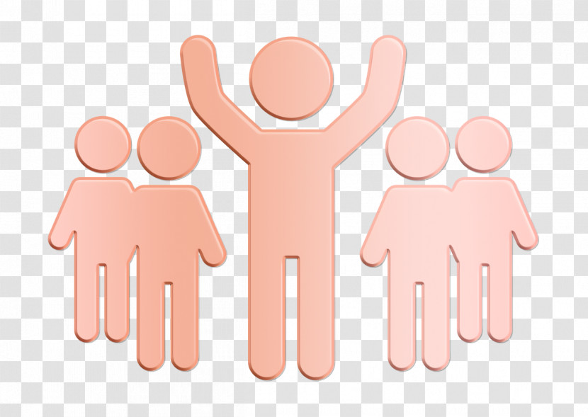 Win Icon People Icon Team Leader Icon Transparent PNG