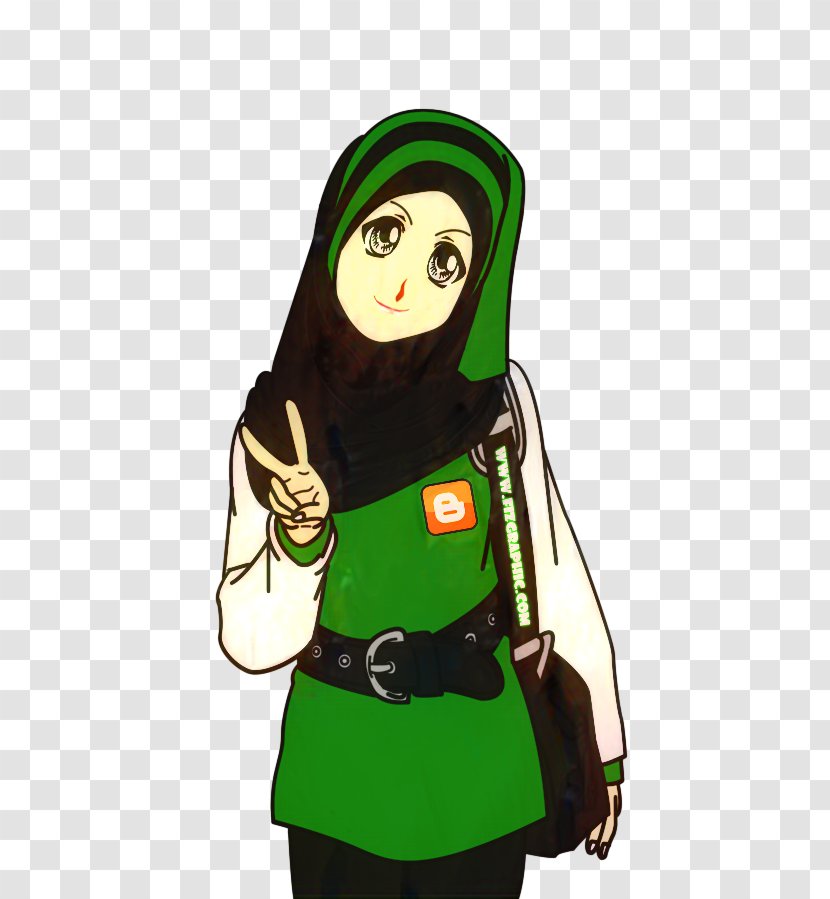 Muslim Hijab Cartoon Quran Clip Art - International Purple Day - Animated Transparent PNG