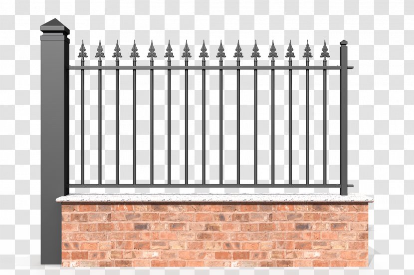 Picket Fence Baluster Gate Material - Outdoor Structure Transparent PNG