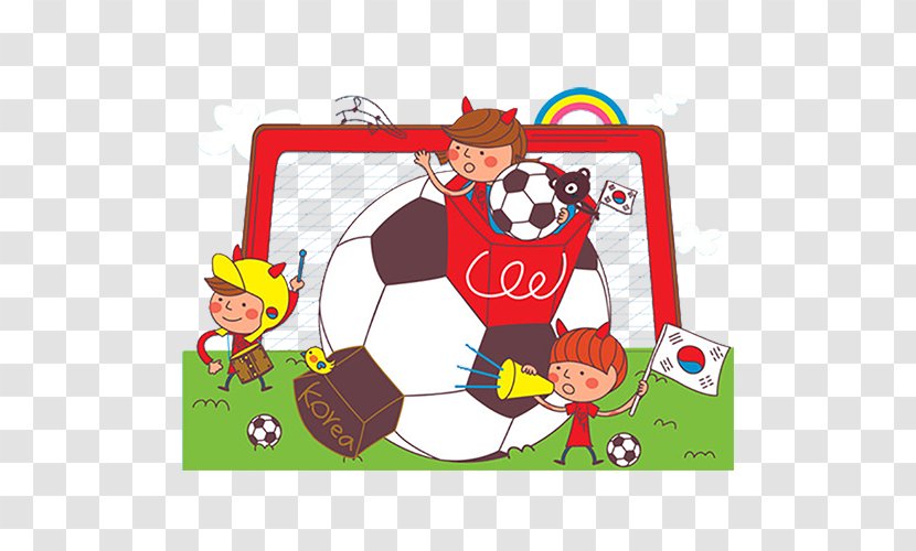 Football Player Child Illustration - Ball Transparent PNG