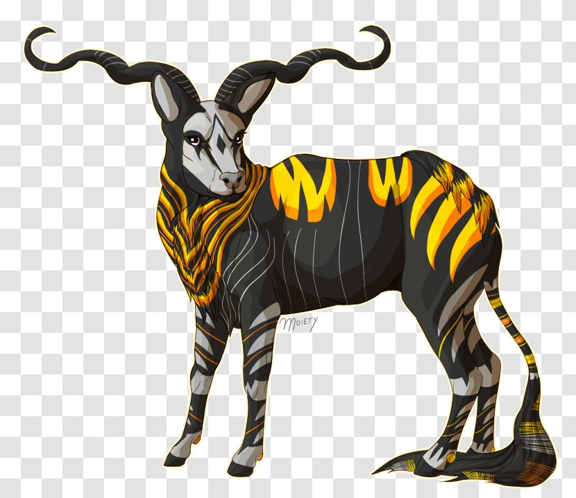 Cattle Antelope Mammal Fauna Wildlife - Cow Goat Family - Bongo Animal Transparent PNG