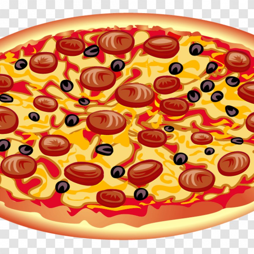 New York-style Pizza Clip Art Pepperoni Sicilian Transparent PNG