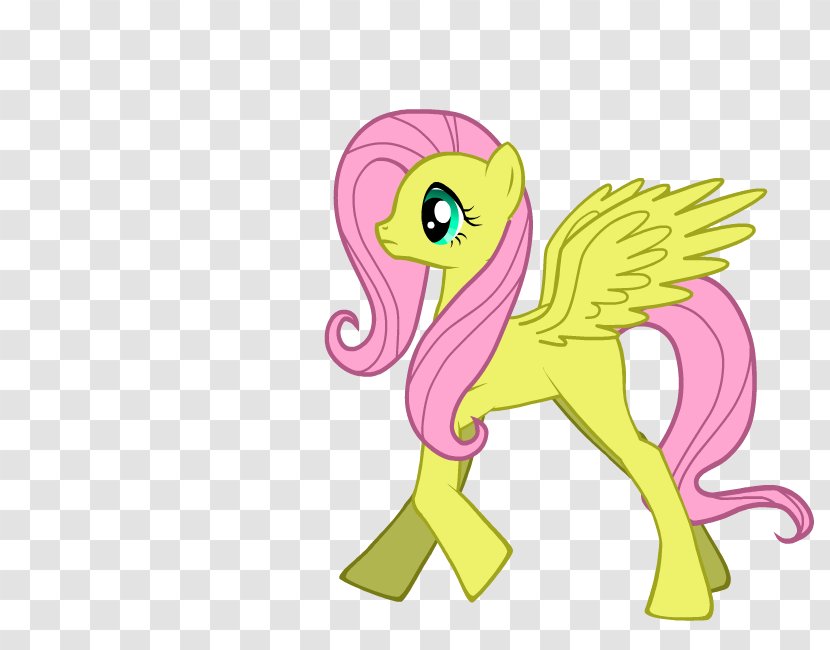 Pony Fluttershy Horse Winged Unicorn - Cartoon - Grown Ups Transparent PNG