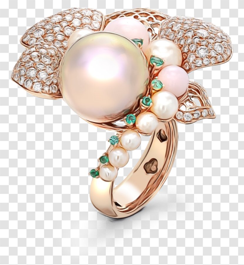 Jewellery Pearl Fashion Accessory Brooch Gemstone - Body Jewelry Transparent PNG
