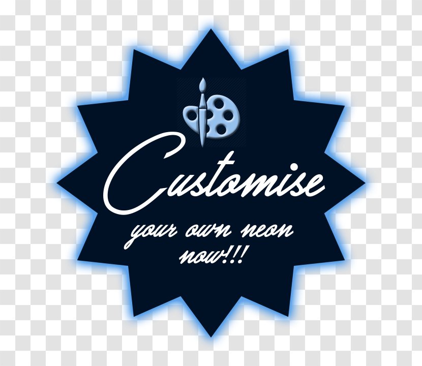 Logo Cobalt Blue Font Brand - Marquee Letter Transparent PNG