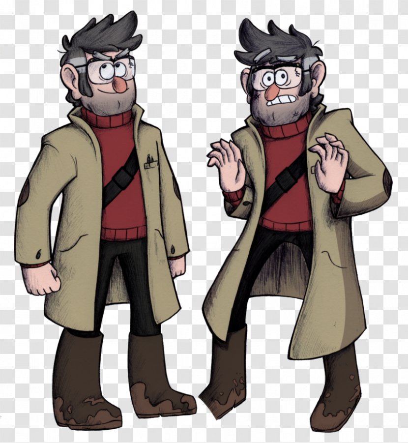 Risked Drawing Stanford Pines Fan Art - Fictional Character Transparent PNG