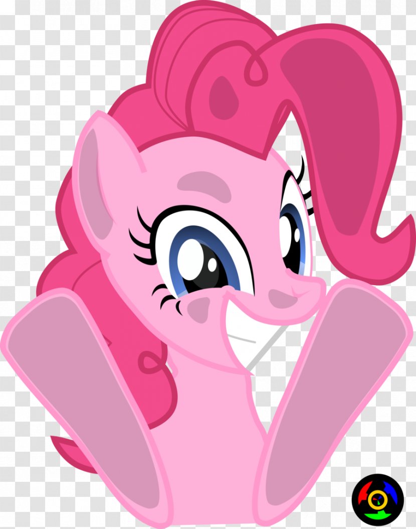 Horse Nose Pink M Clip Art - Heart - Pinkie Pie Transparent PNG