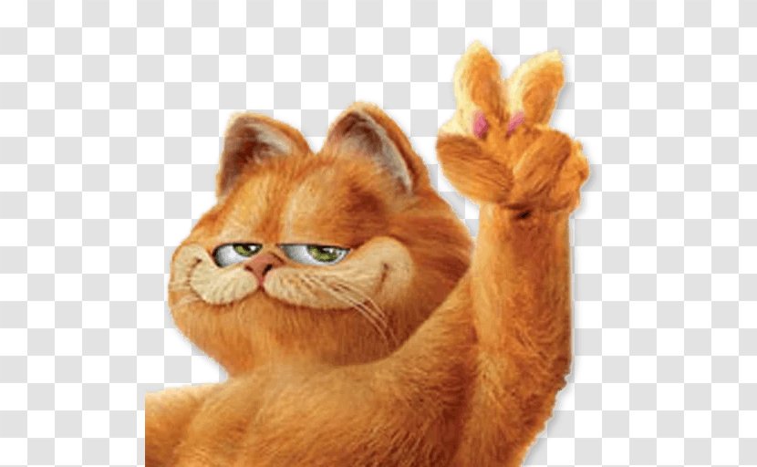Garfield Sticker Cat Telegram - Cartoon Transparent PNG