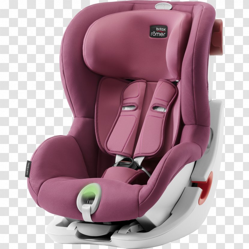 Britax Römer KING II ATS Baby & Toddler Car Seats DUALFIX Seat Belt - Wine - Pink Transparent PNG