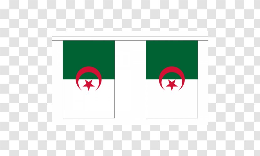 Green Flag Of Algeria Font Transparent PNG