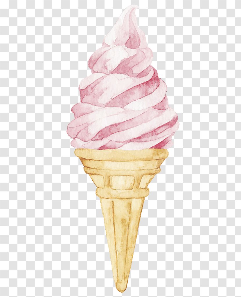 Neapolitan Ice Cream Milk Frozen Yogurt - Pink Transparent PNG