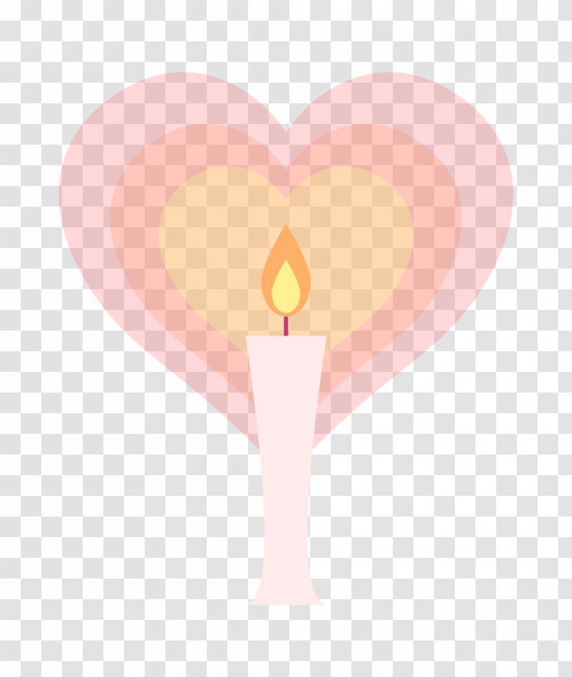 Candle And Heart Clipart. - Cartoon - Watercolor Transparent PNG