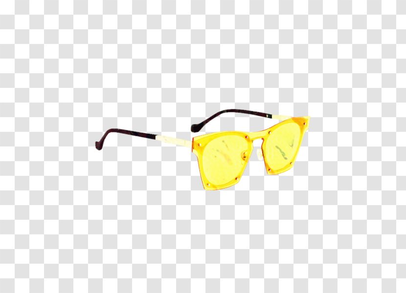 Sunglasses - Yellow - Transparent Material Eye Glass Accessory Transparent PNG