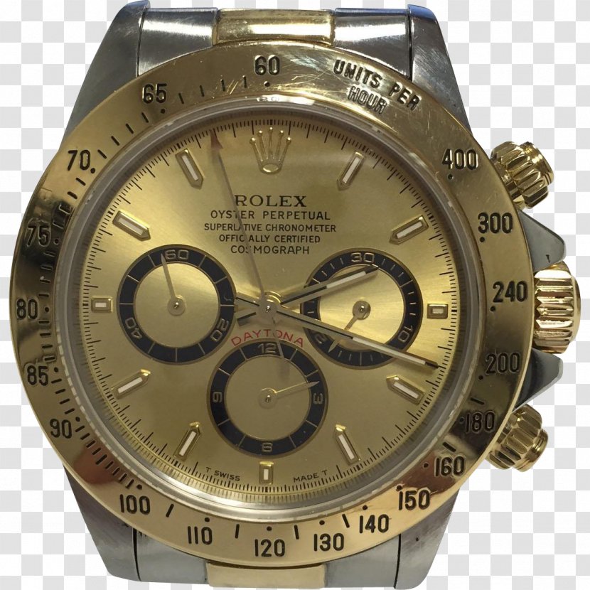 Rolex Daytona Watch Chronograph Gold - Metal Transparent PNG