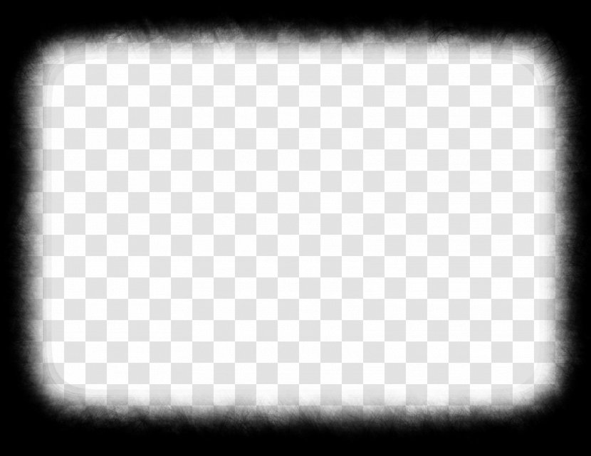 Black And White Square Chessboard Pattern - Border Frame Photo Transparent PNG
