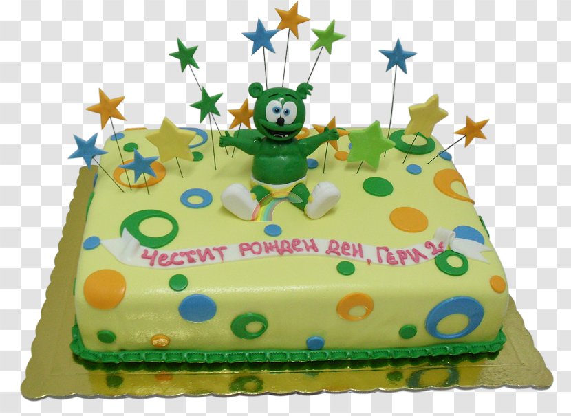 Birthday Cake Torte Gummy Bear Sugar Decorating - Baking Transparent PNG