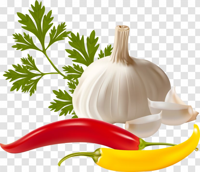 Vegetable Chili Pepper Garlic Food - Hot Sauce Transparent PNG
