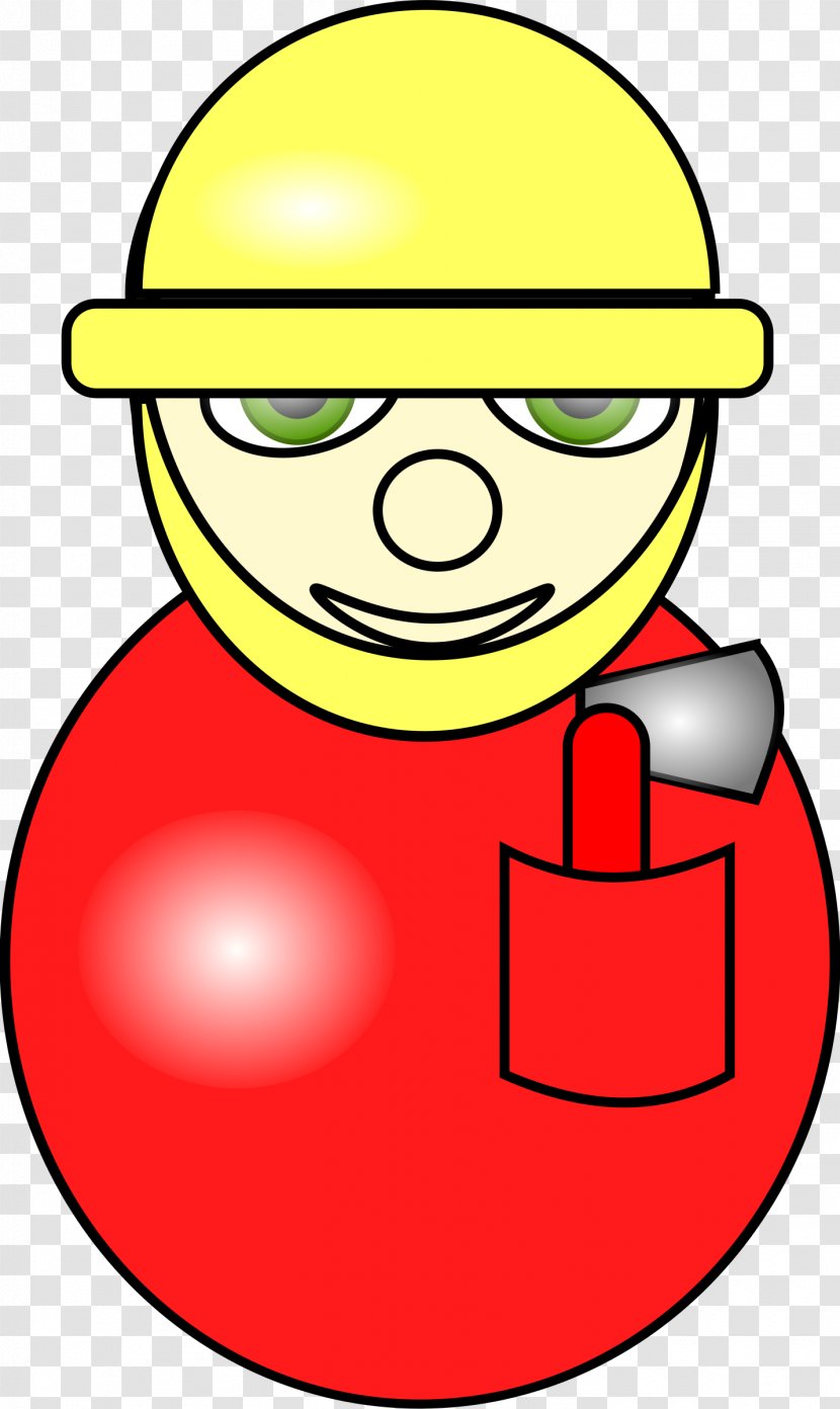 Cartoon Clip Art - Laborer - Firefighter Transparent PNG
