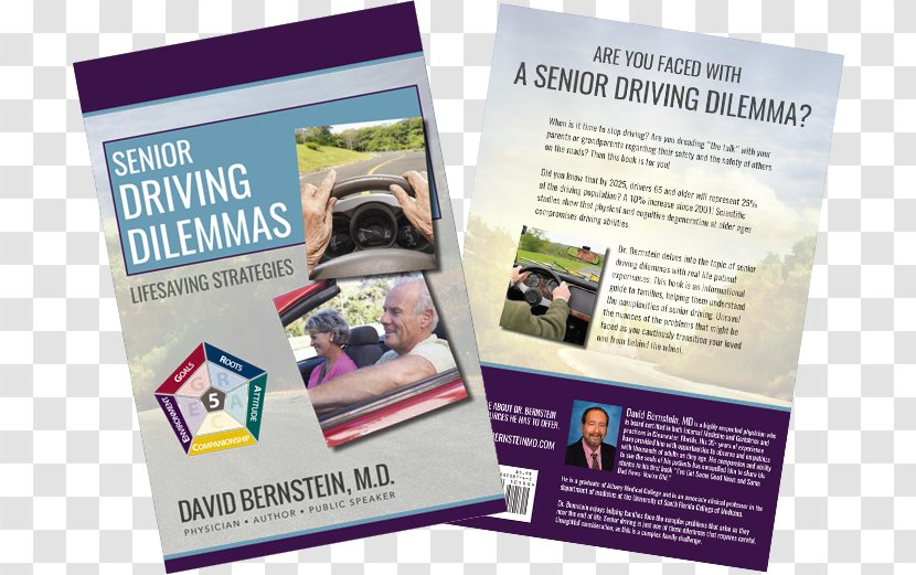 Senior Driving Dilemmas: Lifesaving Strategies Book Review - Advertising - Elderly Drivers Transparent PNG