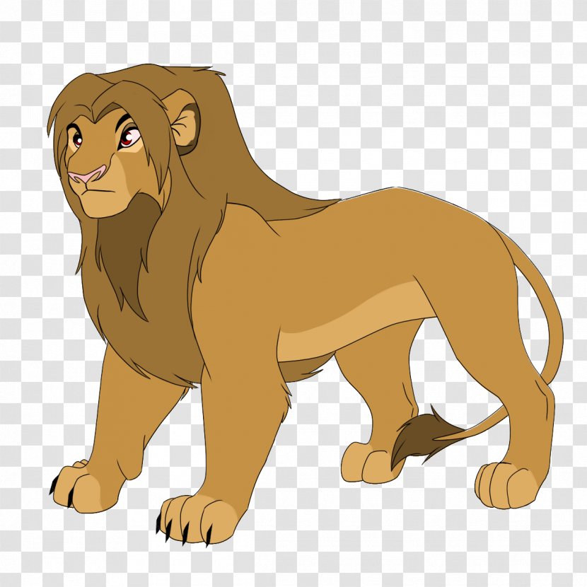 Lion Cougar Mufasa Drawing Clip Art - Terrestrial Animal - King Transparent PNG