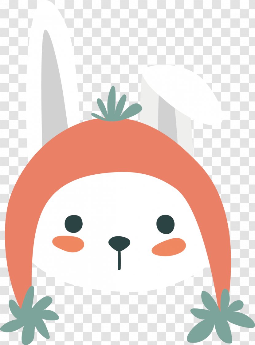 Clip Art - Cartoon - Vector Cute Little Bunny Transparent PNG
