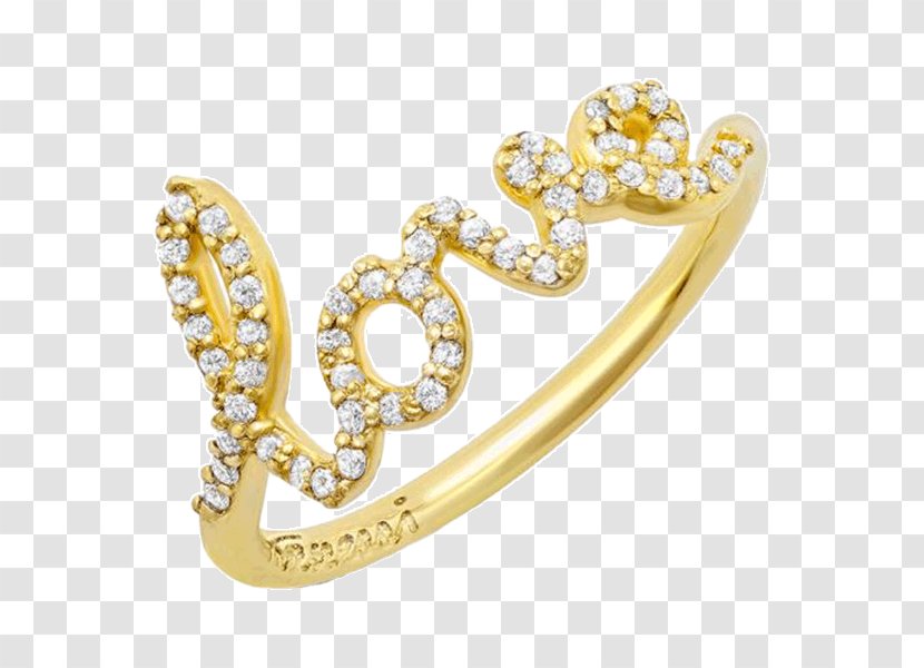 Ring Jewellery Diamond Love Gold Transparent PNG
