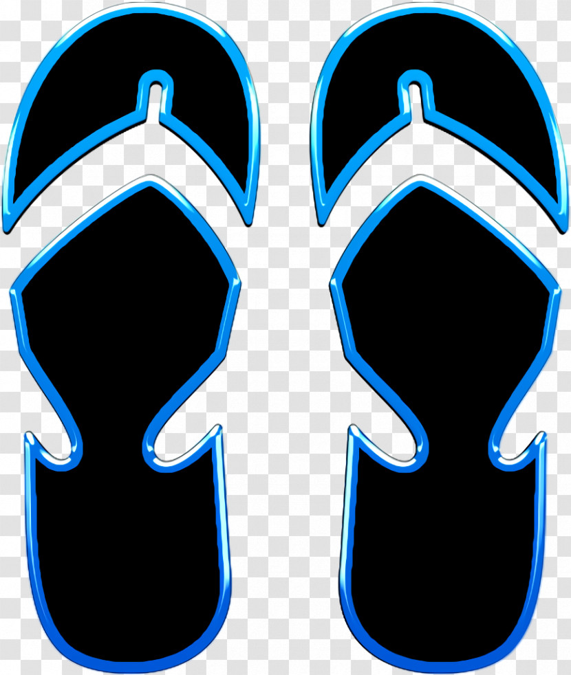 Pair Of Flip Flop Icon Shoe Icon Fashion Icon Transparent PNG