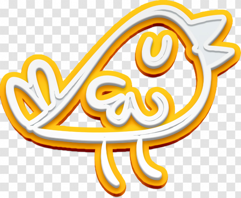 Bird Icon Logo Icon Handmade Icon Transparent PNG
