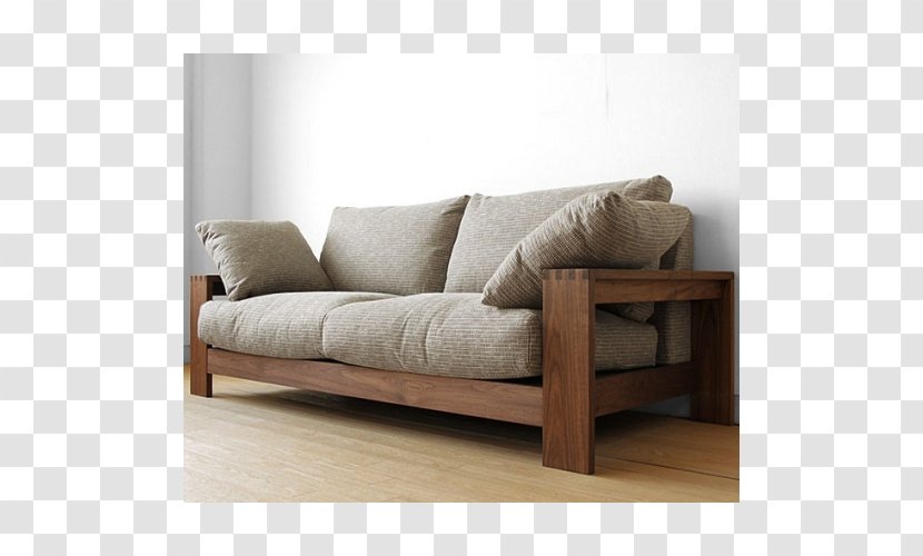 Couch Cushion Sofa Bed Wood Framing - Oak Transparent PNG