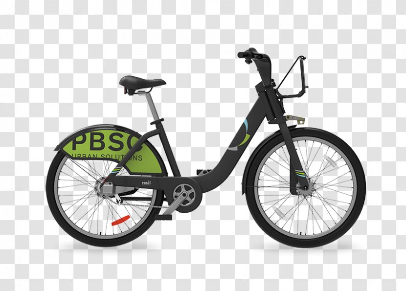Bicycle Sharing System City Electric Hybrid - Scott Sports - Bike Top Transparent PNG