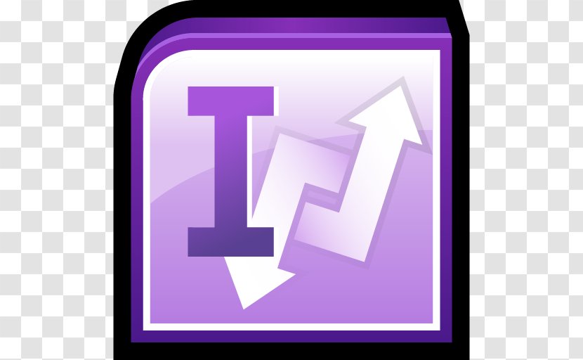 Angle Purple Text Symbol - Logo - Microsoft Office InfoPath Transparent PNG