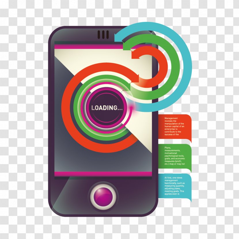 Infographic Download Icon - Technology - Creative Design Mobile Phone Transparent PNG