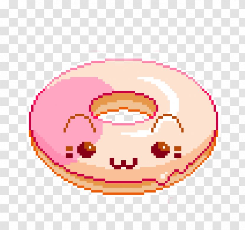 Donuts Breakfast Pixel Art Jelly Doughnut - Pink Transparent PNG