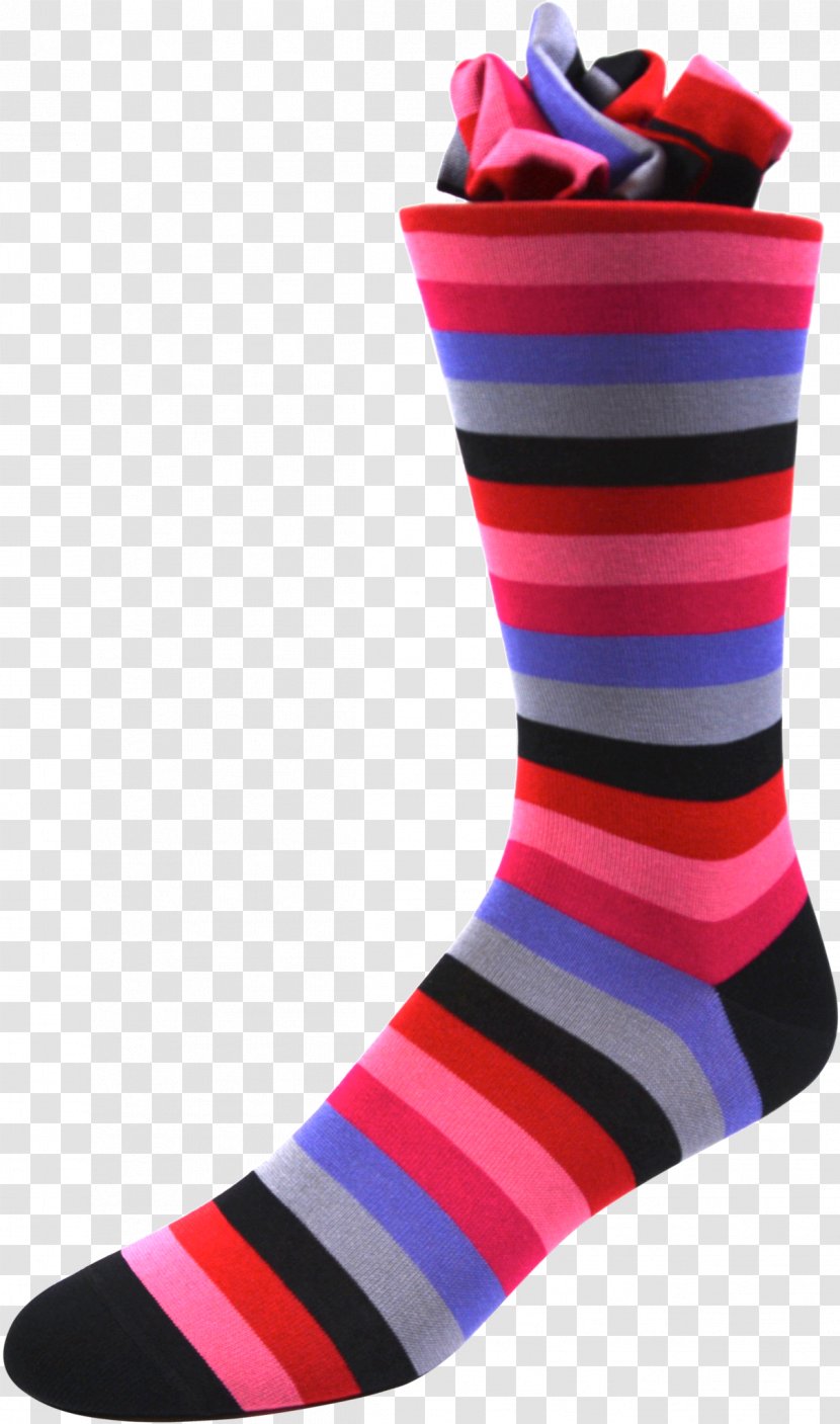 Sock Stocking Hosiery Amazon.com Knee Highs - Wholesale - Stripes PINK Transparent PNG