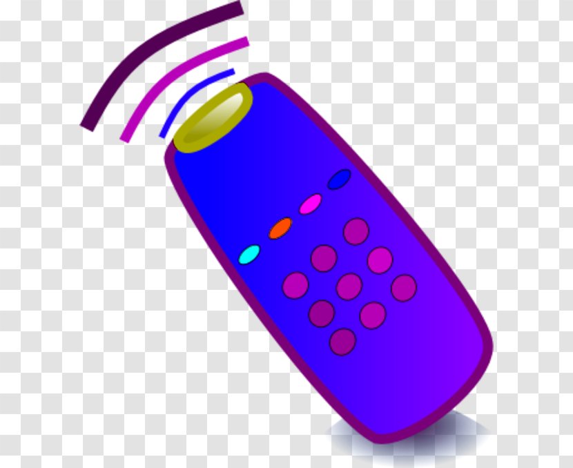 Remote Control Clip Art - Purple - Cliparts Transparent PNG