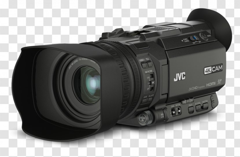 JVC GY-HM170 Camcorder 4K Resolution Camera Photography - Jvc Gyhm170 Transparent PNG