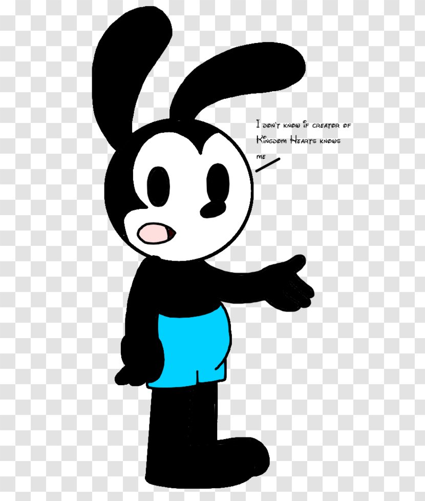 Cartoon Silhouette Clip Art - Oswald The Lucky Rabbit Transparent PNG