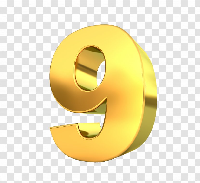 Numerical Digit Arabic Numerals Gold Number Equality Transparent PNG