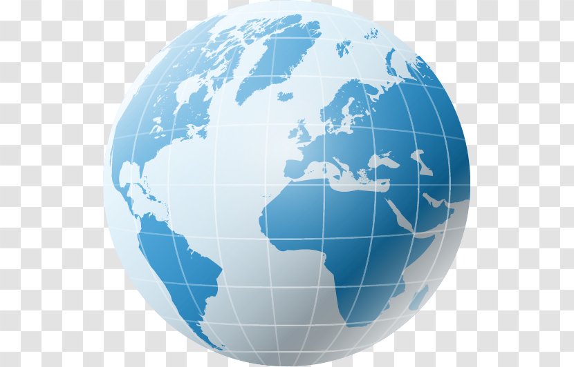 Globe World Map Illustration - Vector Painted Earth Transparent PNG