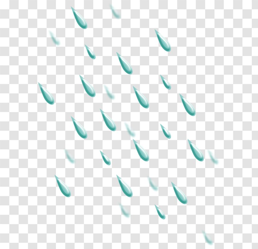 Rain Dozhd Clip Art - Turquoise - Rainwater Transparent PNG