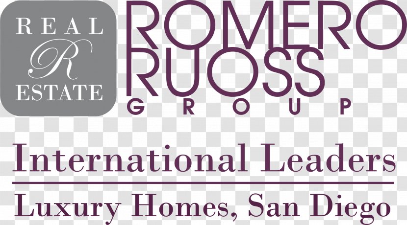 Romero Ruoss Group At Berkshire Hathaway Brand Logo Font Imperial Avenue - Purple - Number Transparent PNG