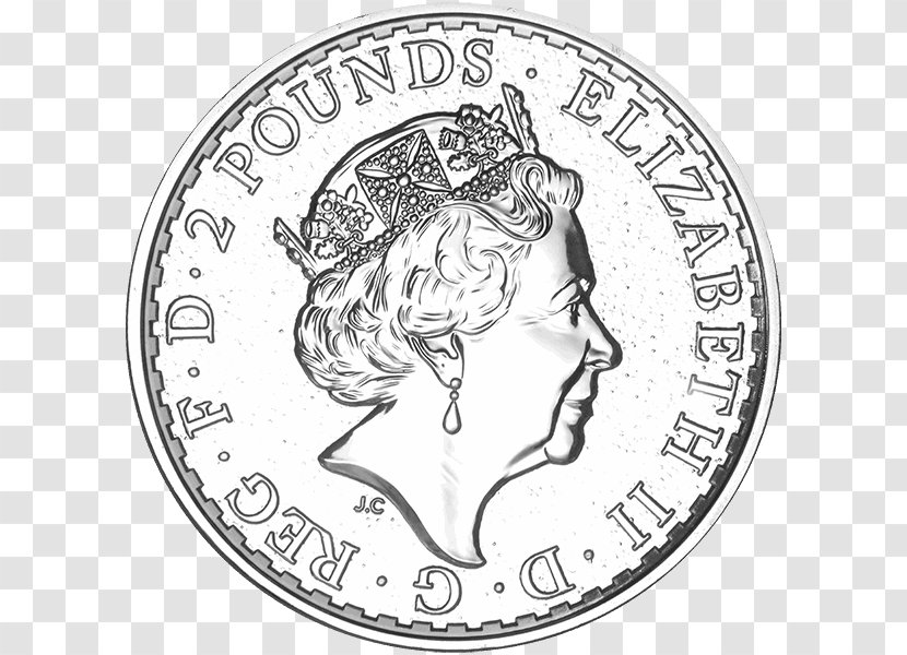 Coin Bullion Britannia American Silver Eagle - Frame Transparent PNG