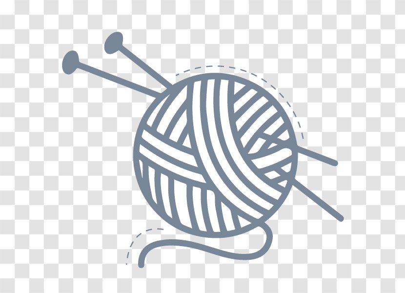 Yarn Wool Knitting Craft - Needle Transparent PNG