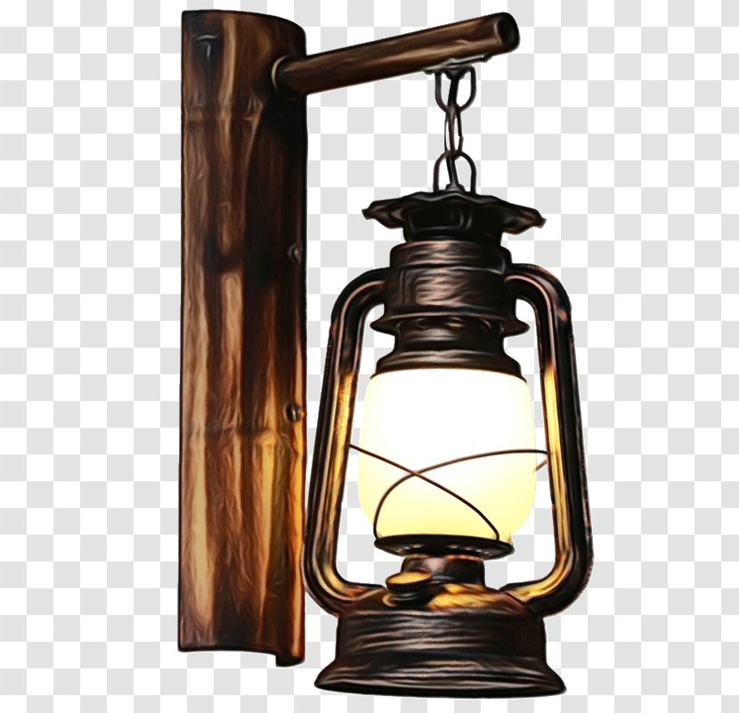 Light Fixture Lighting Lamp Sconce Bronze - Wet Ink - Glass Brass Transparent PNG