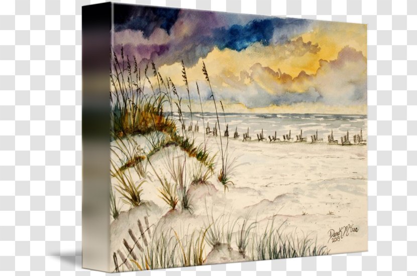 Watercolor Painting Destin Picture Frames Gallery Wrap Transparent PNG